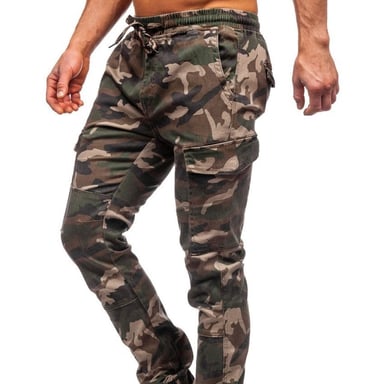 PANTALÓN TOBILLERO JOGGER HOMBRE CAMUFLADO - 1