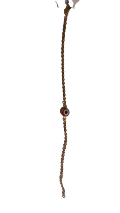 PULSERA ACERO OJO TURCO Y BISUTERÍA