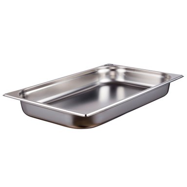FUENTE BANDEJA 1/1 ACERO INOX X6 UNIDADES GASTRONORM EU 53 X 32.5 X 6.5 CMS.