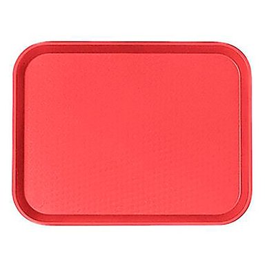 BANDEJA CAMBRO 1418FF FUENTE AZAFATE AUTOSERVICIO X 12 FAST FOOD 35.5 X 45,5 CM RED