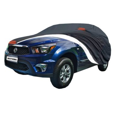 FUNDA FUNCOVER DE CAMIONETA SSANGYONG ACTYON CON COBERTOR IMPERMEABLE