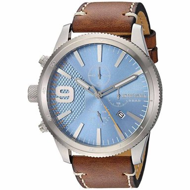 RELOJ DIESEL HOMBRE ANÁLOGO DZ4443 RASP CORREA MARRÓN CUERO