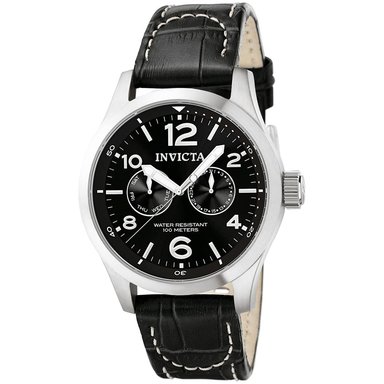 RELOJ INVICTA HOMBRE ANÁLOGO IN0764 I-FORCE 764 MULTIFUNCIONAL CORREA NEGRO CUERO