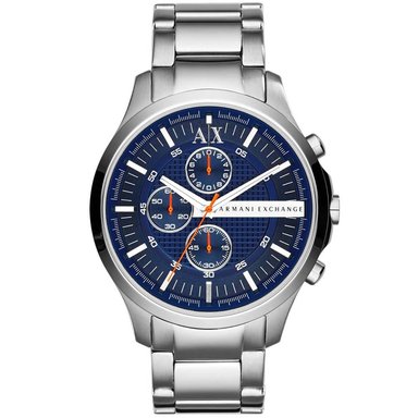 RELOJ ARMANI EXCHANGE HOMBRE ANÁLOGO AX2155 HAMPTON CRONÓMETRO PLATEADO AZUL