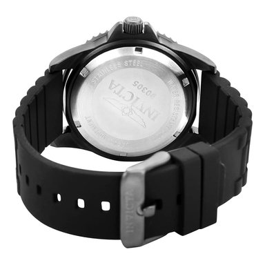RELOJ INVICTA HOMBRE ANÁLOGO IN90305 PRO DIVER 90305 FECHA GUNMETAL CORREA NEGRA ACERO INOXIDABLE SILICONA - 4