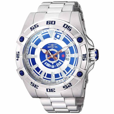 RELOJ INVICTA HOMBRE AUTOMÁTICO IN26519 STAR WARS 26519 EDICION LIMITADA PLATEADO AZUL