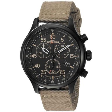 RELOJ TIMEX HOMBRE TW4B10200 FIELD EXPEDITION FECHA LUZ FONDO CORREA NAILON BEIGE - 2