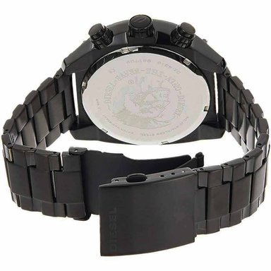 RELOJ DIESEL HOMBRE ANÁLOGO DZ4316 OVERFLOW FECHA CRONÓMETRO NEGRO - 2