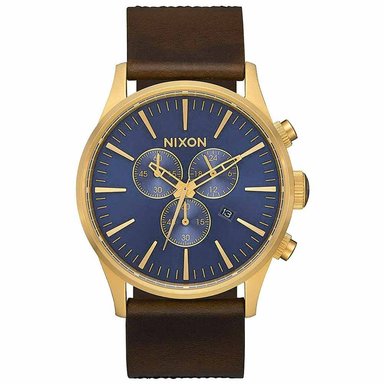 RELOJ NIXON HOMBRE A4053210 SENTRY CHRONO CORREA CUERO