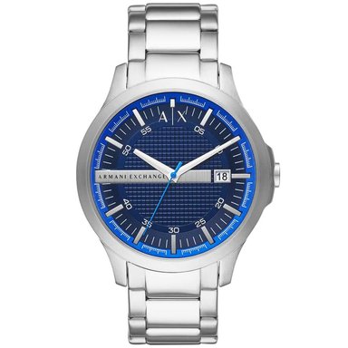 RELOJ ARMANI EXCHANGE HOMBRE ANÁLOGO AX2408 HAMPTON PLATEADO AZUL