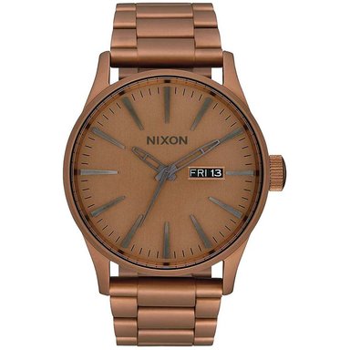 RELOJ NIXON HOMBRE A3563165 SENTRY BRONCE