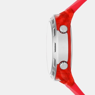 RELOJ DIESEL HOMBRE ANÁLOGO DZ1900 CRUSHER CORREA ROJO SILICONA - 2
