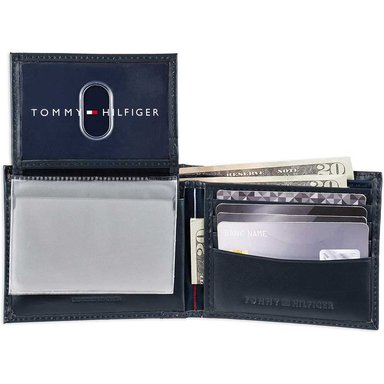 BILLETERA TOMMY HILFIGER CUERO AZUL HOMBRE CAMBRIDGE PASSCASE - 2