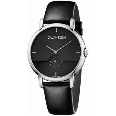 RELOJ CALVIN KLEIN HOMBRE ANÁLOGO K9H2X1C1 ESTABLISHED SUIZO CORREA NEGRO CUERO ACERO INOXIDABLE