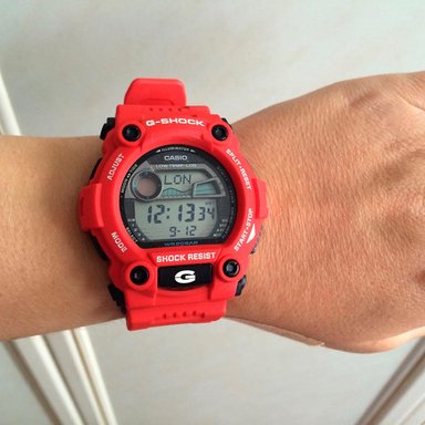 RELOJ CASIO G-SHOCK HOMBRE DIGITAL G7900A-4 ACUÁTICO LUZ AUTOMÁTICA ROJO - 2