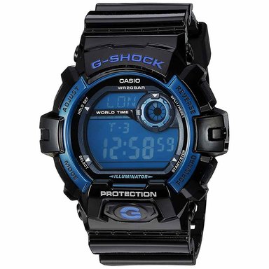 RELOJ CASIO G-SHOCK HOMBRE DIGITAL G8900A-1 ACUÁTICO LUZ AUTOMÁTICA NEGRO AZUL