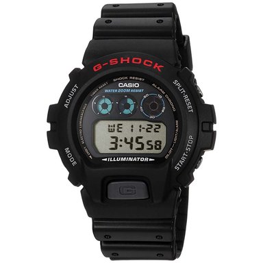 RELOJ CASIO G-SHOCK HOMBRE DIGITAL DW-6900-1V ACUÁTICO LUZ FONDO NEGRO