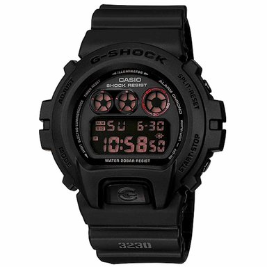 RELOJ CASIO G-SHOCK HOMBRE DIGITAL DW-6900MS-1 ACUÁTICO LUZ FONDO NEGRO