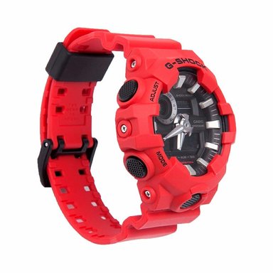 RELOJ CASIO G-SHOCK HOMBRE ANÁLOGO DIGITAL GA700-4A LUZ LED 200M ROJO - 2