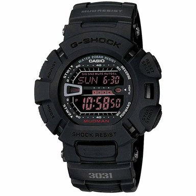 RELOJ CASIO G-SHOCK HOMBRE DIGITAL G9000MS-1 MUDMAN ACUÁTICO LUZ FONDO NEGRO