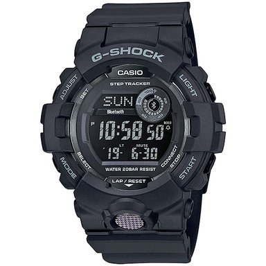RELOJ CASIO G-SHOCK HOMBRE DIGITAL GBD800-1B BLUETOOTH ACUÁTICO LUZ AUTOMÁTICA NEGRO