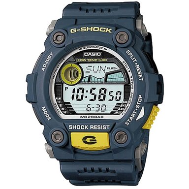 RELOJ CASIO G-SHOCK HOMBRE DIGITAL G7900-2 ACUÁTICO 200M LUZ AUTOMÁTICA AZUL AMARILLO
