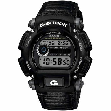 RELOJ CASIO G-SHOCK HOMBRE DIGITAL DW9052V-1 RESISTENTE A IMPACTOS LUZ FONDO ACUÁTICO NEGRO