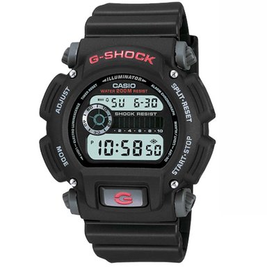 RELOJ CASIO G-SHOCK HOMBRE DIGITAL DW9052-1V RESISTENTE A IMPACTOS LUZ FONDO ACUÁTICO NEGRO