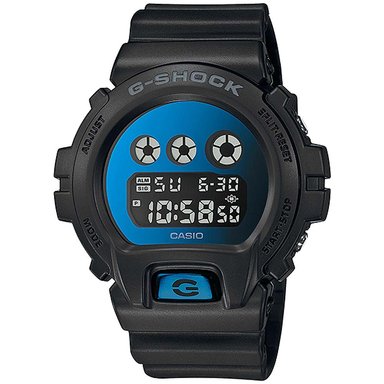 RELOJ CASIO G-SHOCK HOMBRE DIGITAL DW-6900MMA-2 D ALARMA LUZ FONDO ACUÁTICO NEGRO AZUL