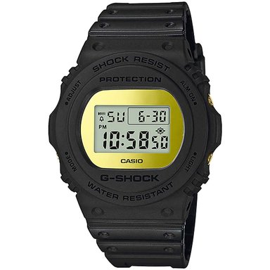 RELOJ CASIO G-SHOCK HOMBRE DIGITAL DW5700BBMB-1 DW-5700BBMB-1 LUZ FONDO ACUÁTICO NEGRO AMARILLO