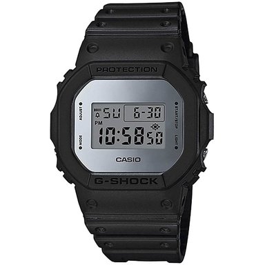 RELOJ CASIO G-SHOCK HOMBRE DIGITAL DW5600BBMA-1 LUZ FONDO ACUÁTICO 200M NEGRO PLATEADO