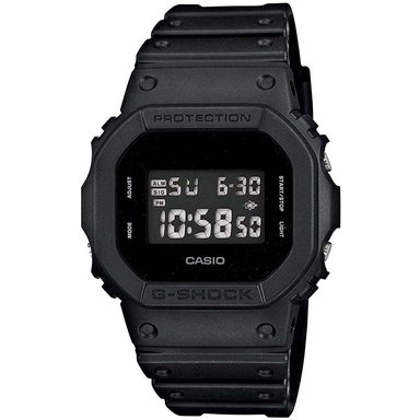 RELOJ CASIO G-SHOCK HOMBRE DIGITAL DW5600BB-1 LUZ FONDO ACUÁTICO NEGRO