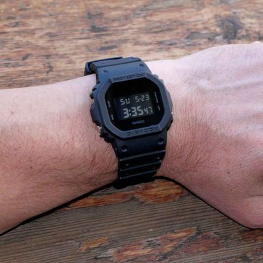 RELOJ CASIO G-SHOCK HOMBRE DIGITAL DW5600BB-1 LUZ FONDO ACUÁTICO NEGRO - 2