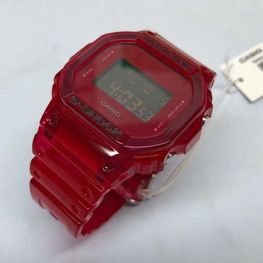 RELOJ CASIO G-SHOCK HOMBRE DIGITAL DW5600SB-4 LUZ FONDO ACUÁTICO 200M ROJO - 2