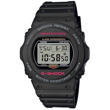 RELOJ CASIO G-SHOCK HOMBRE DIGITAL DW5750E-1 LUZ FONDO ACUÁTICO 200M NEGRO