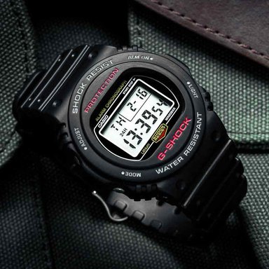 RELOJ CASIO G-SHOCK HOMBRE DIGITAL DW5750E-1 LUZ FONDO ACUÁTICO 200M NEGRO - 2