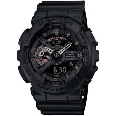 RELOJ CASIO G-SHOCK HOMBRE ANÁLOGO DIGITAL GA110MB-1A LUZ AUTOMÁTICA NEGRO