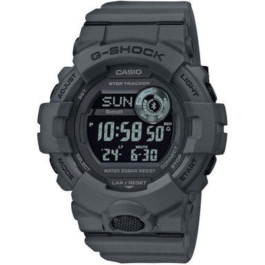 RELOJ CASIO G-SHOCK HOMBRE DIGITAL GBD800UC-8 BLUETOOTH LUZ AUTOMÁTICA ACUÁTICO GRIS