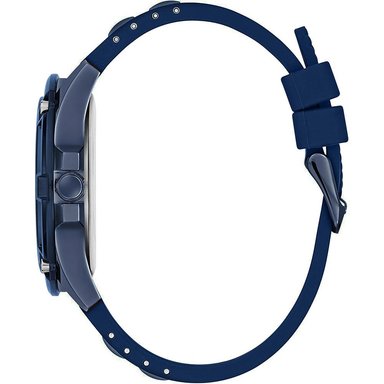 RELOJ GUESS HOMBRE ANÁLOGO GW0051G4 DELTA MULTIFUNCIONAL CORREA AZUL ACERO INOXIDABLE SILICONA - 2