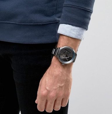 RELOJ ARMANI EXCHANGE HOMBRE ANÁLOGO AX1362 GRIS GUNMETAL ACERO INOXIDABLE - 5