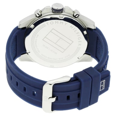 RELOJ TOMMY HILFIGER HOMBRE ANÁLOGO 1791349 COOL SPORT MULTIFUNCIONAL CORREA AZUL DIAL BLANCO SILICONA - 5