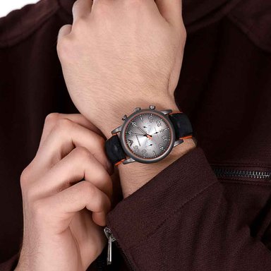 RELOJ EMPORIO ARMANI HOMBRE ANÁLOGO AR11174 LUIGI CORREA MATE ACERO INOXIDABLE SILICONA - 3