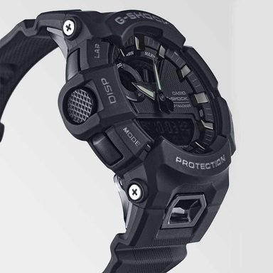 RELOJ CASIO G-SHOCK HOMBRE ANÁLOGO DIGITAL GBA900-1A G-SQUAD BLUETOOTH MOBILE LINK LUZ LED NEGRO - 3