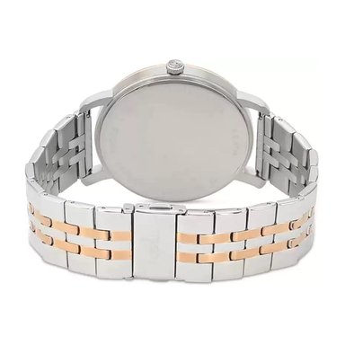 RELOJ FOSSIL HOMBRE ANÁLOGO BQ2417 LUX LUTHER PLATEADO ORO ROSADO ACERO INOXIDABLE - 4