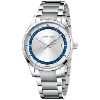 RELOJ CALVIN KLEIN HOMBRE ANÁLOGO KAM21146 COMPLETION SUIZO CRISTAL ZAFIRO PLATEADO ACERO INOXIDABLE