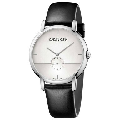 RELOJ CALVIN KLEIN HOMBRE ANÁLOGO K9H2X1C6 ESTABLISHED SUIZO CORREA NEGRO PLATEADO ACERO INOXIDABLE CUERO