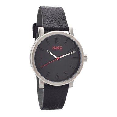 RELOJ HUGO BOSS HOMBRE ANÁLOGO HB1530115 RASE 1530115 CORREA NEGRO PLATEADO ACERO INOXIDABLE CUERO - 2
