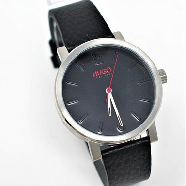 RELOJ HUGO BOSS HOMBRE ANÁLOGO HB1530115 RASE 1530115 CORREA NEGRO PLATEADO ACERO INOXIDABLE CUERO - 3