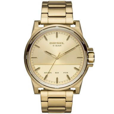 RELOJ DIESEL HOMBRE ANÁLOGO DZ1912 D-48 DORADO ACERO INOXIDABLE