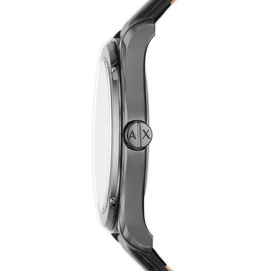 RELOJ ARMANI EXCHANGE HOMBRE ANÁLOGO AX2806 FITZ CORREA NEGRO GUNMETAL VERDE ACERO INOXIDABLE CUERO - 4